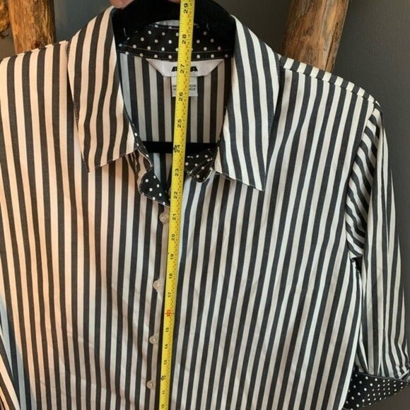 VINTAGE Alia Striped Button Up - Size 12 - Picture 9 of 9